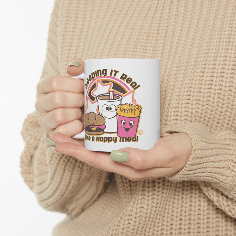 Load image into Gallery viewer, Keep It Real Happy Meal Mug
