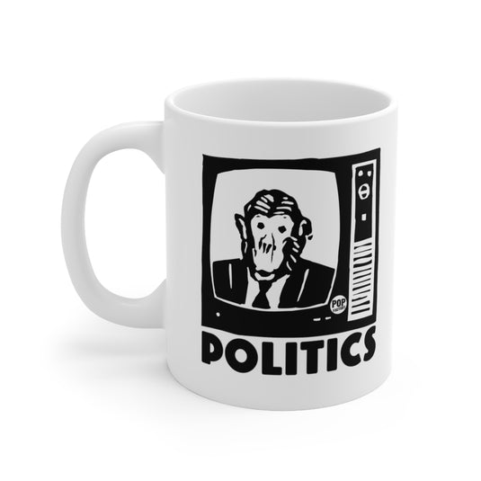 Politics Tv Monkey Mug