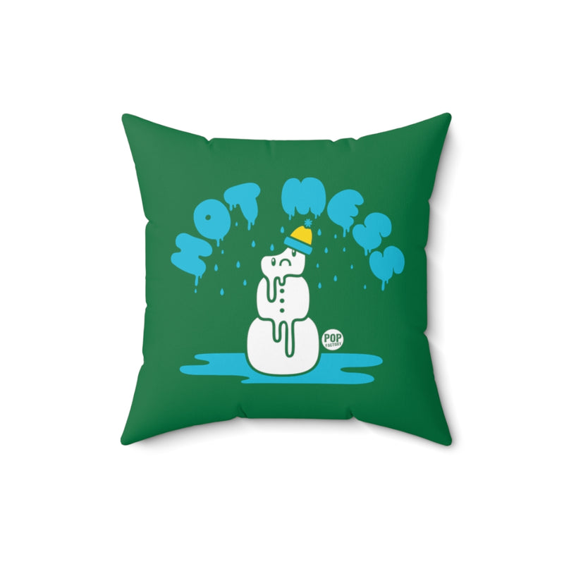 Load image into Gallery viewer, Hot Mess Snowman Pillow
