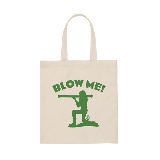 Blow Me Army Soldier Tote