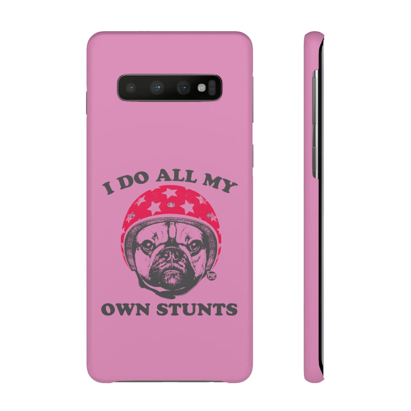 Load image into Gallery viewer, Do Own Stunts Pug Phone Case

