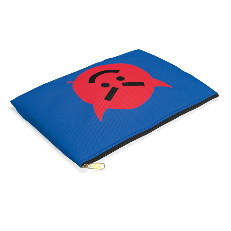 Load image into Gallery viewer, Devil Smiley Face Zip Pouch
