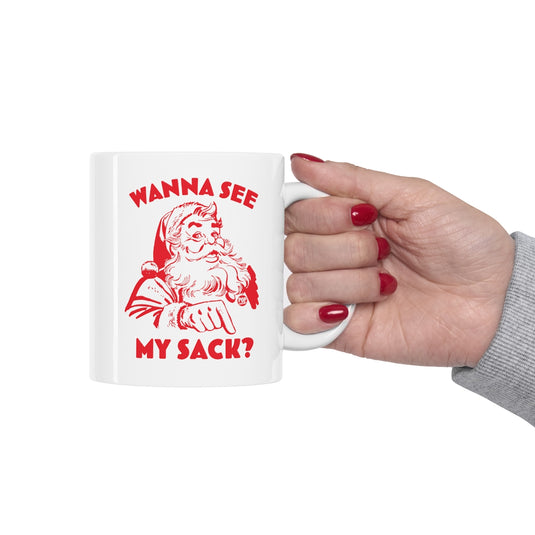 Santa Wanna See My Sack Mug