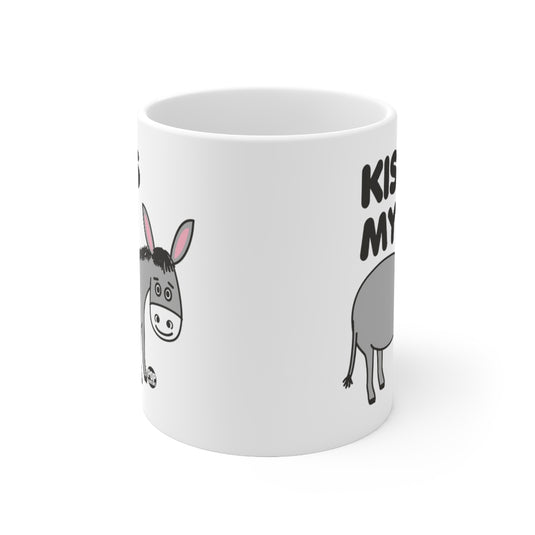 Kiss My Ass Donkey Mug