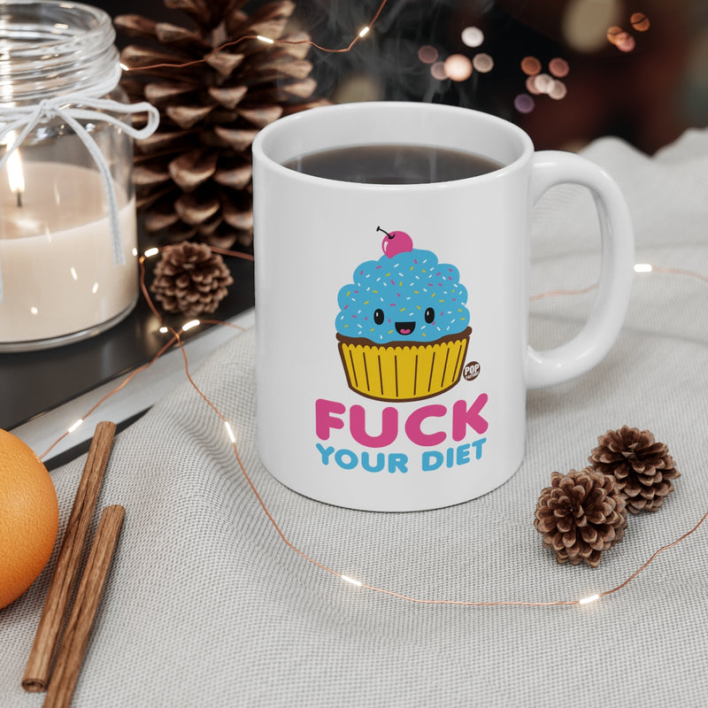Load image into Gallery viewer, Fuck Your Diet Cupcake Mug
