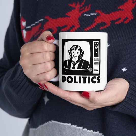 Politics Tv Monkey Mug