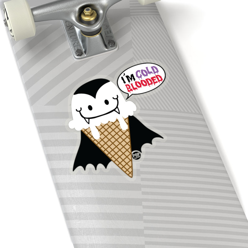 Load image into Gallery viewer, I&#39;m Cold Blooded Ice Cream Sticker

