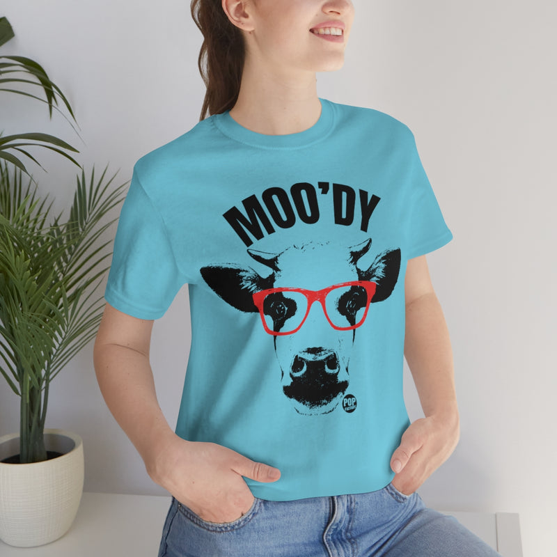 Load image into Gallery viewer, Moo&#39;dy Cow Unisex Tee
