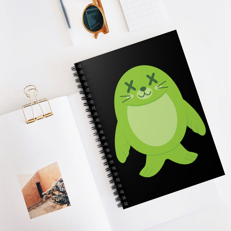 Load image into Gallery viewer, Deadimals Seal Notebook
