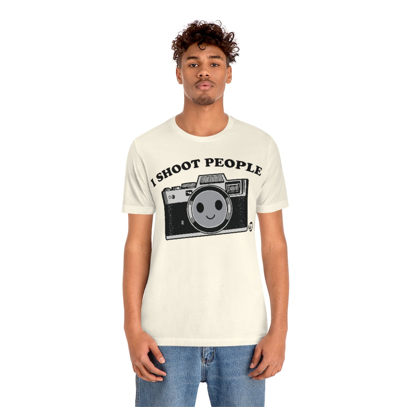 Load image into Gallery viewer, I Shoot People Unisex Tee
