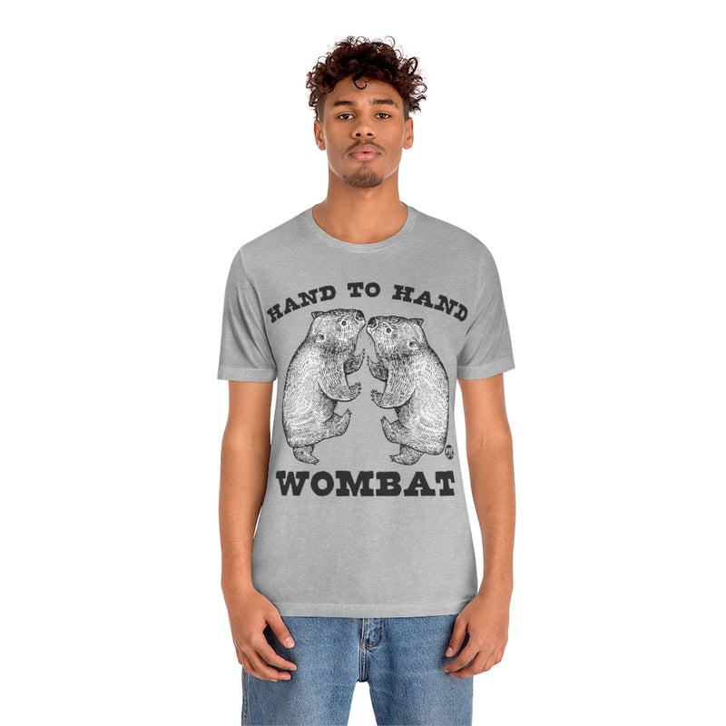 Load image into Gallery viewer, Hand To Hand Wombat Unisex Tee
