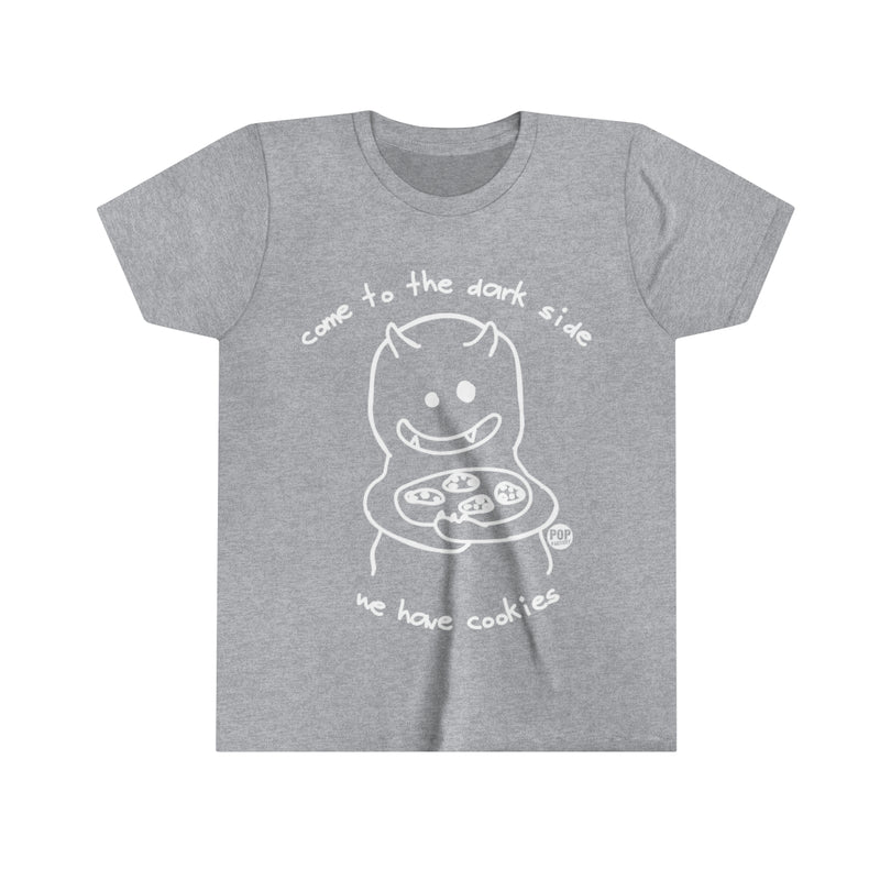 Load image into Gallery viewer, Come to the Darkside Cookies Youth Short Sleeve Tee
