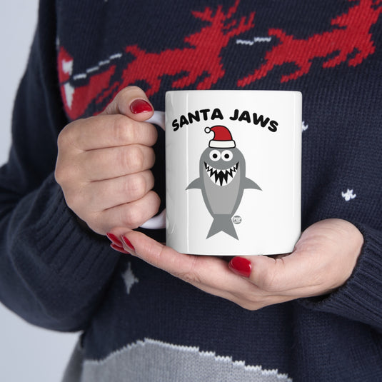 Santa Jaws Shark Mug