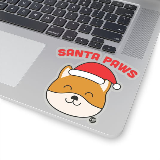 Santa Paws Dog Sticker