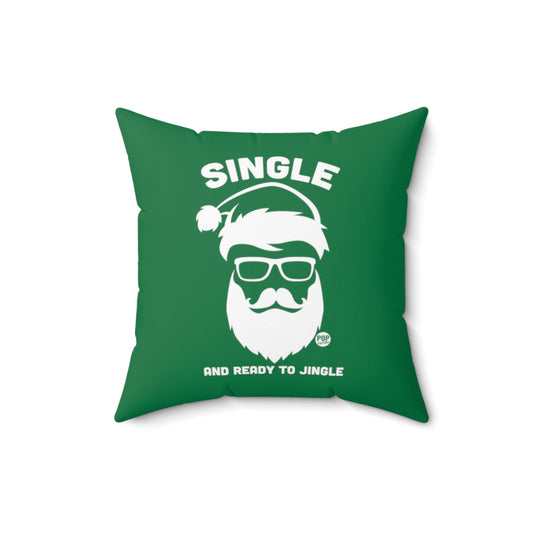 Single Ready Jingle Santa Pillow
