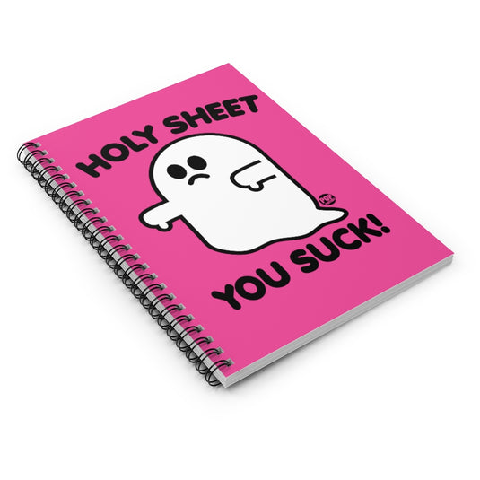 Holy Sheet You Suck Ghost Notebook