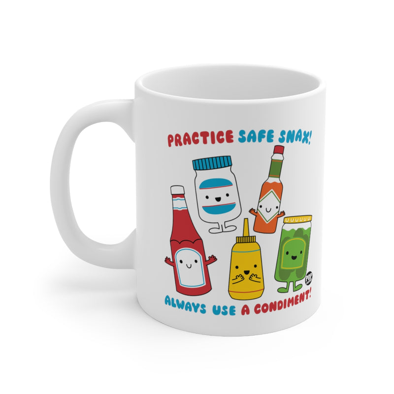 Load image into Gallery viewer, Practice Safe Snax Mug
