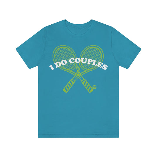 I Do Couples Tennis Unisex Tee