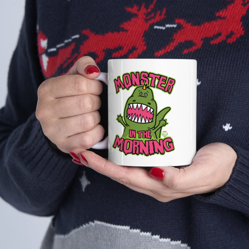 Load image into Gallery viewer, Monster In The Morning Dino Mug
