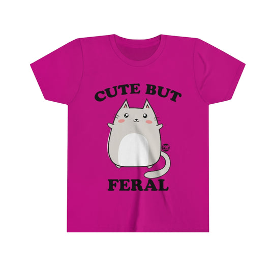 Cute But Feral Youth Short Sleeve Tee