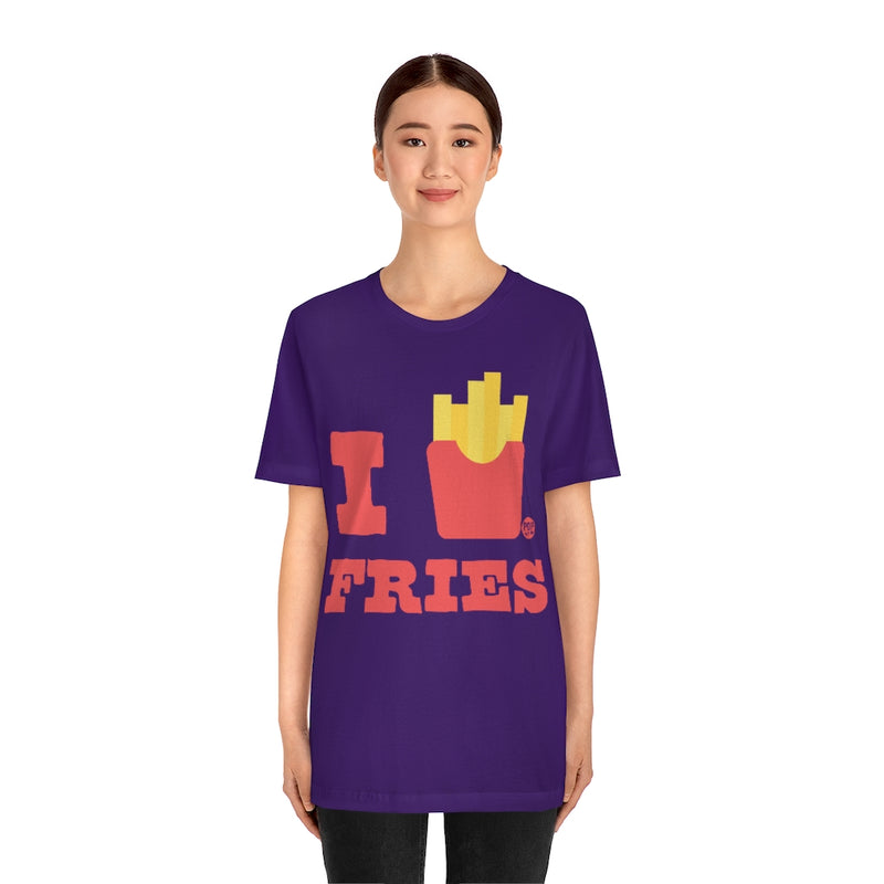 Load image into Gallery viewer, I Love Fries Unisex Tee
