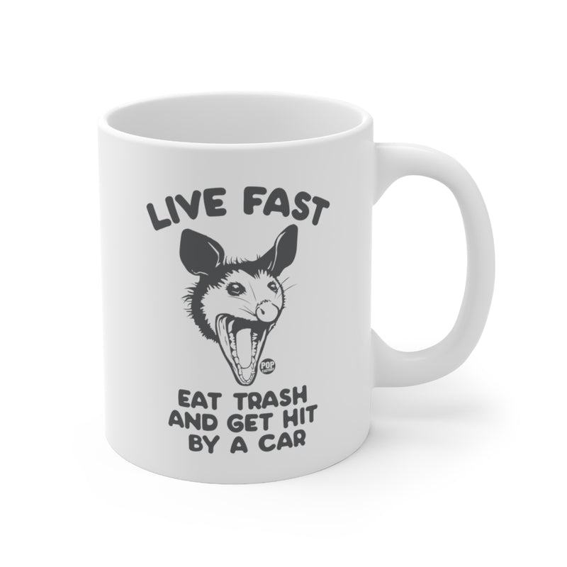 Load image into Gallery viewer, Live Fast Possum Mug
