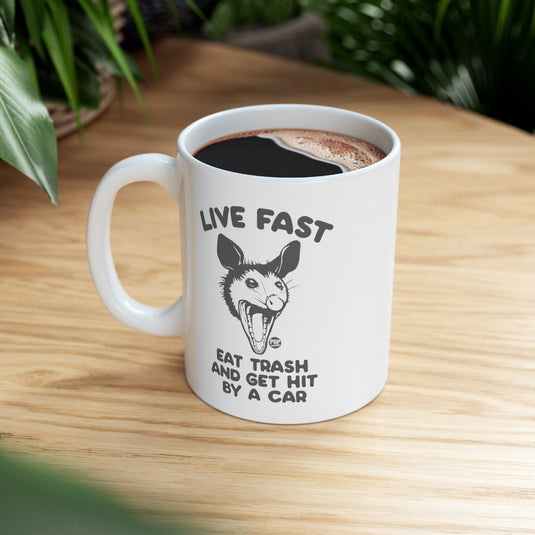 Live Fast Possum Mug