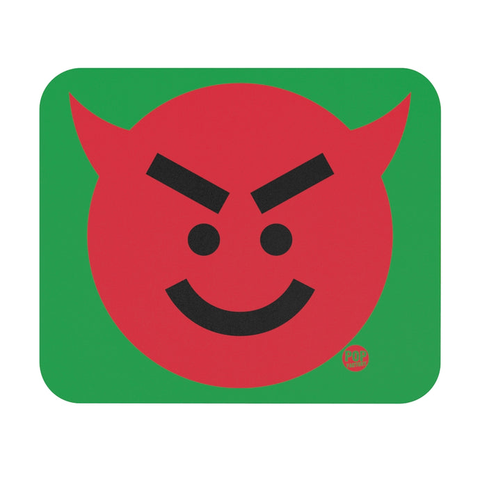 Devil Smiley Face Mouse Pad