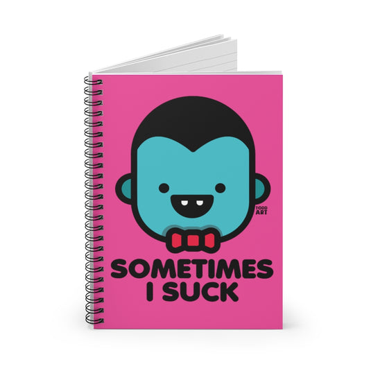 Sometimes I Suck Vampire Notebook