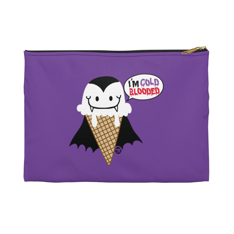 Load image into Gallery viewer, I&#39;m Cold Blooded Ice Cream Zip Pouch
