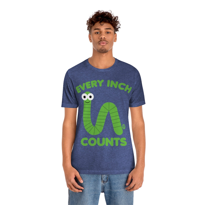 Load image into Gallery viewer, Every Inch Counts Worm Unisex Tee
