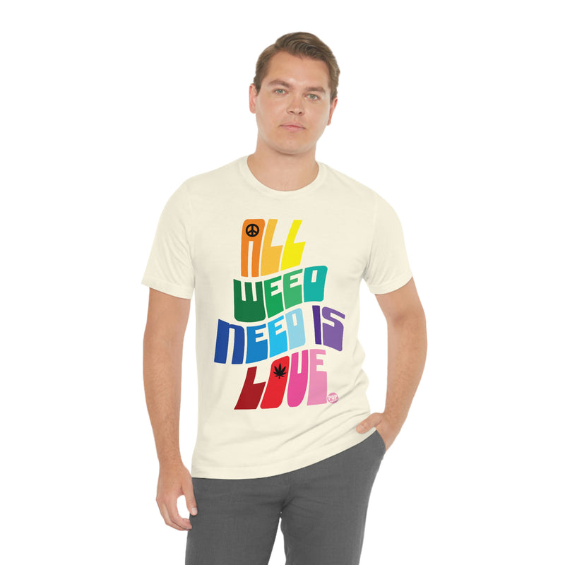 Load image into Gallery viewer, All Weed Need Is Love Unisex Tee

