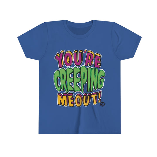 Creeping Me Out Youth Short Sleeve Tee