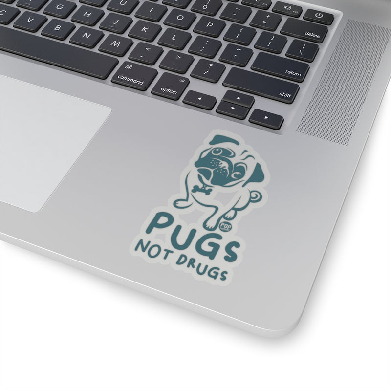 Load image into Gallery viewer, Pugs Not Drugs Sticker
