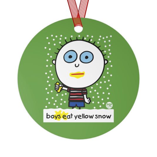 Boys Eat Yellow Snow Ornament