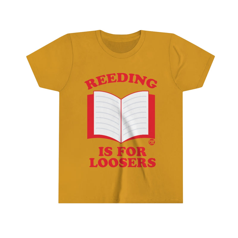 Load image into Gallery viewer, Reeding For Loosers Youth Short Sleeve Tee

