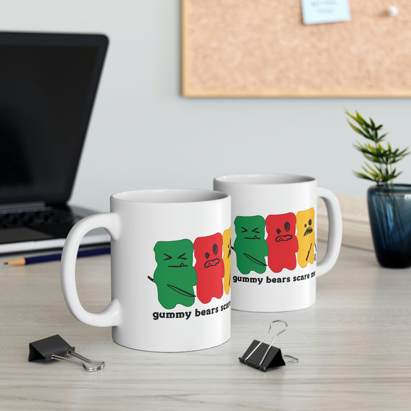 Load image into Gallery viewer, Gummy Bears Scare Me Mug
