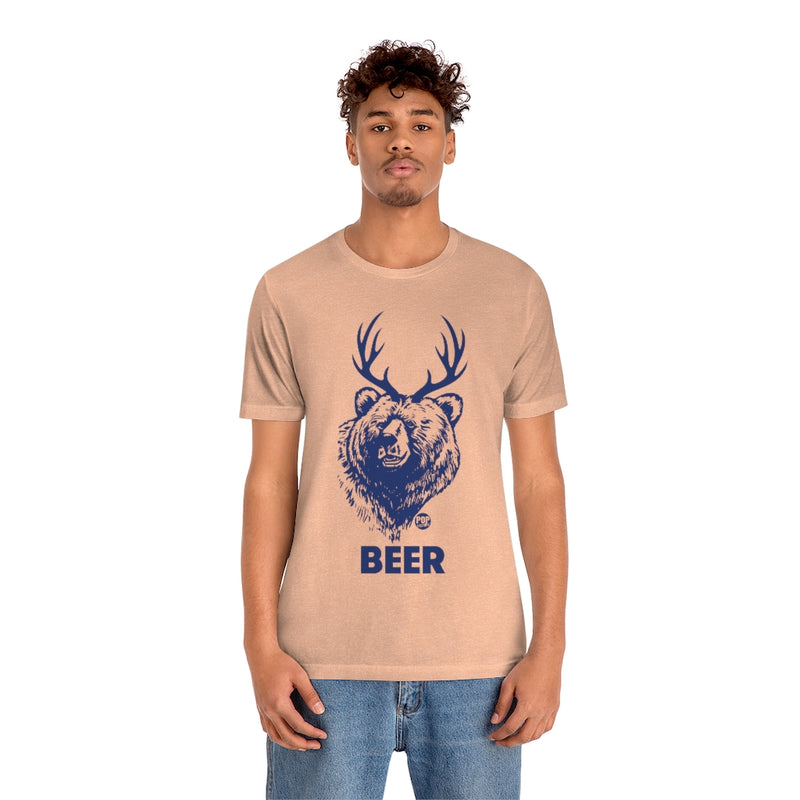 Load image into Gallery viewer, Beer Bear Face Unisex Tee
