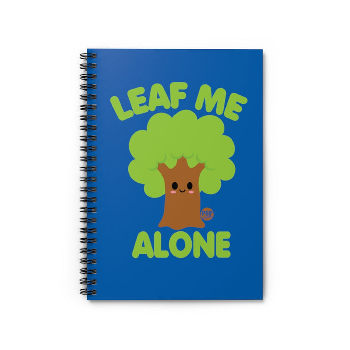 Leaf Me Alone Tree Notebook