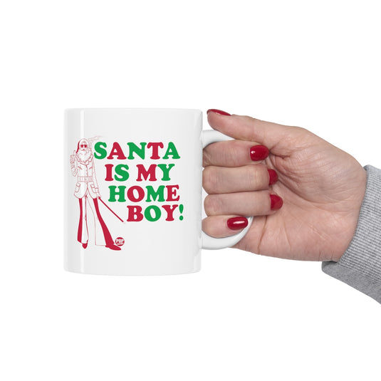 Santa Is My Home Boy Mug