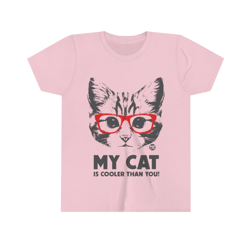 Load image into Gallery viewer, My Cat is Cooler Than You Youth Short Sleeve Tee #2
