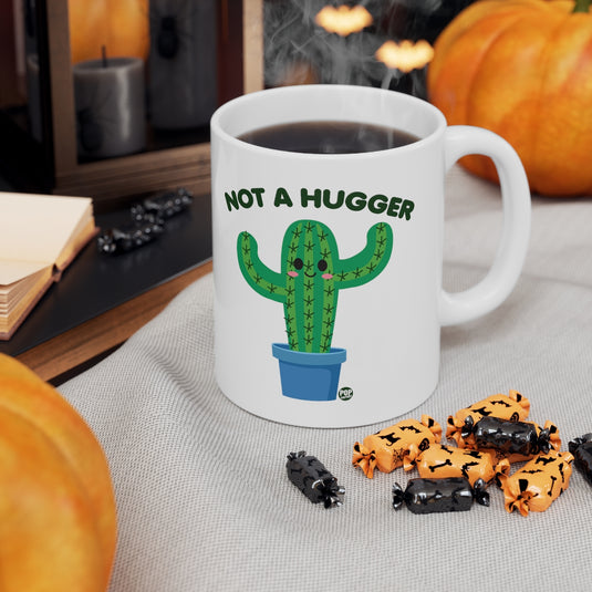 Not A Hugger Cactus Mug