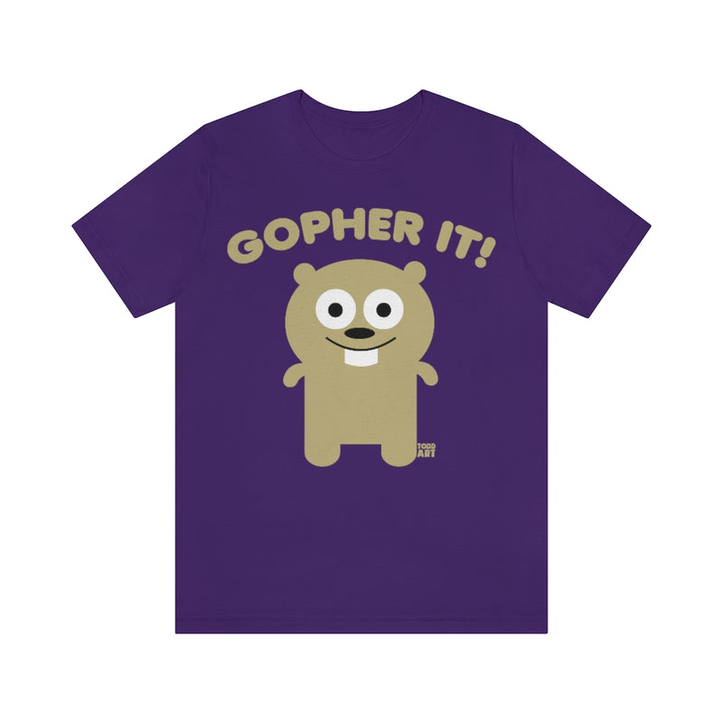 Load image into Gallery viewer, Gopher It Unisex Tee
