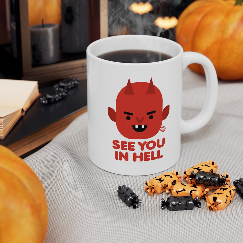 Load image into Gallery viewer, See You In Hell Devil Mug

