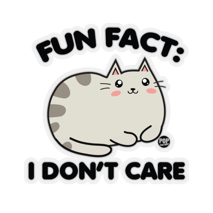 Fun Fact Cat Sticker