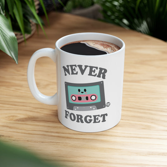 Never Forget Cassette Tape Mug