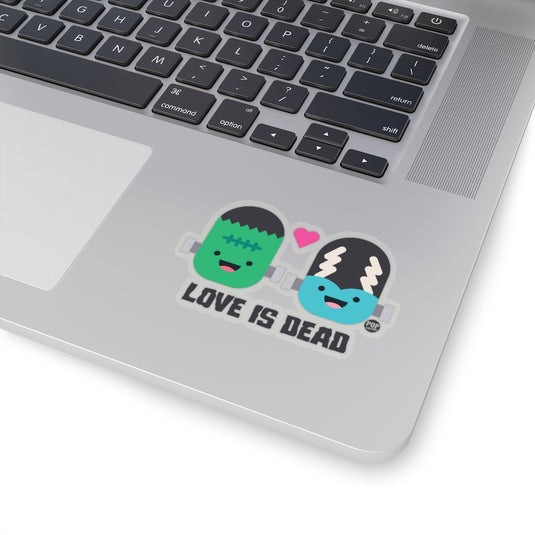 Love Is Dead Frankenstein Sticker