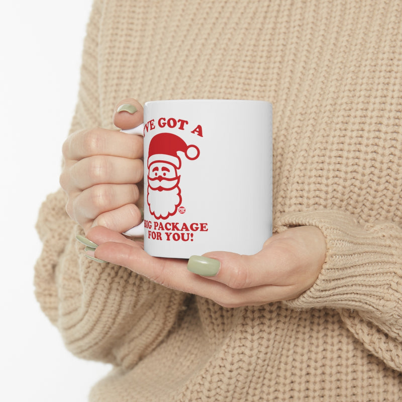 Load image into Gallery viewer, Santa Big Package Mug
