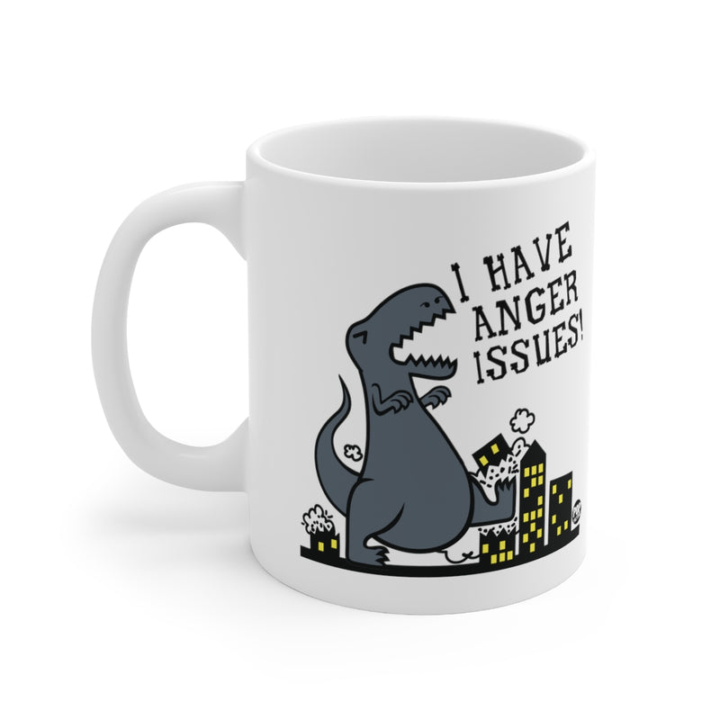 Load image into Gallery viewer, Anger Issues Dinosaur Mug
