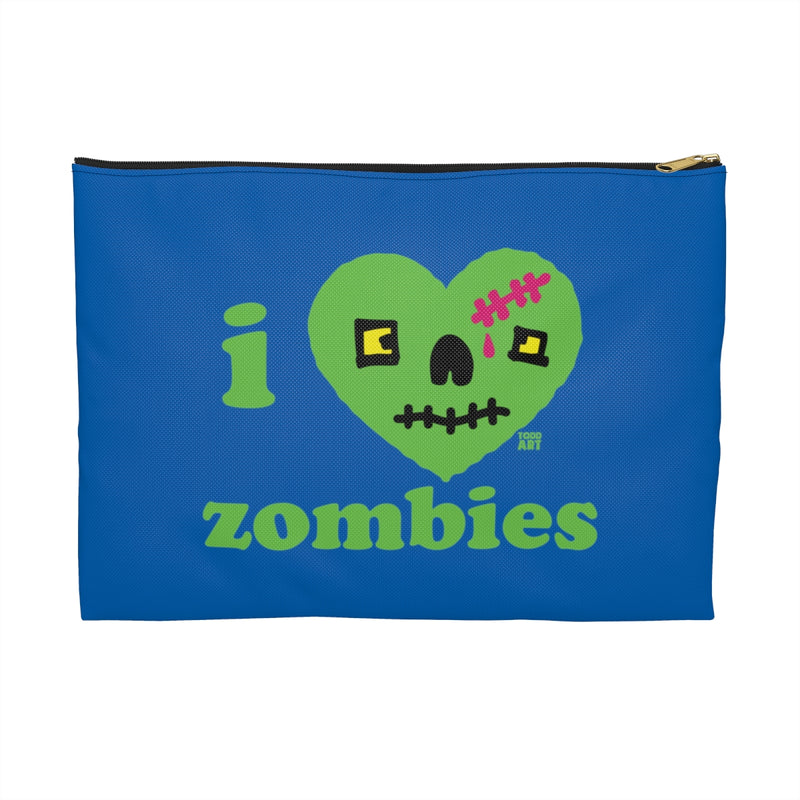 Load image into Gallery viewer, I Love Zombies Zip Pouch
